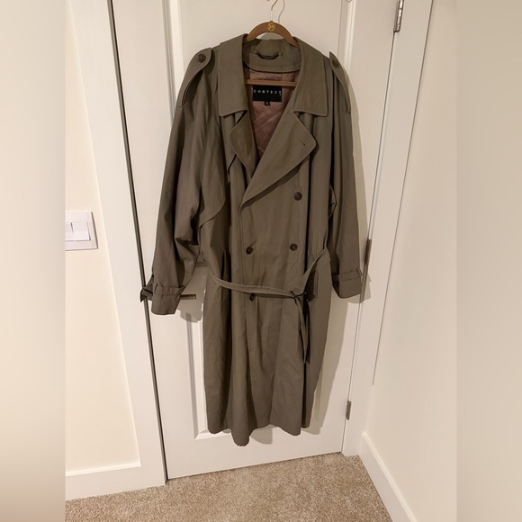 Context Other - Context Men's Khaki Trench Coat